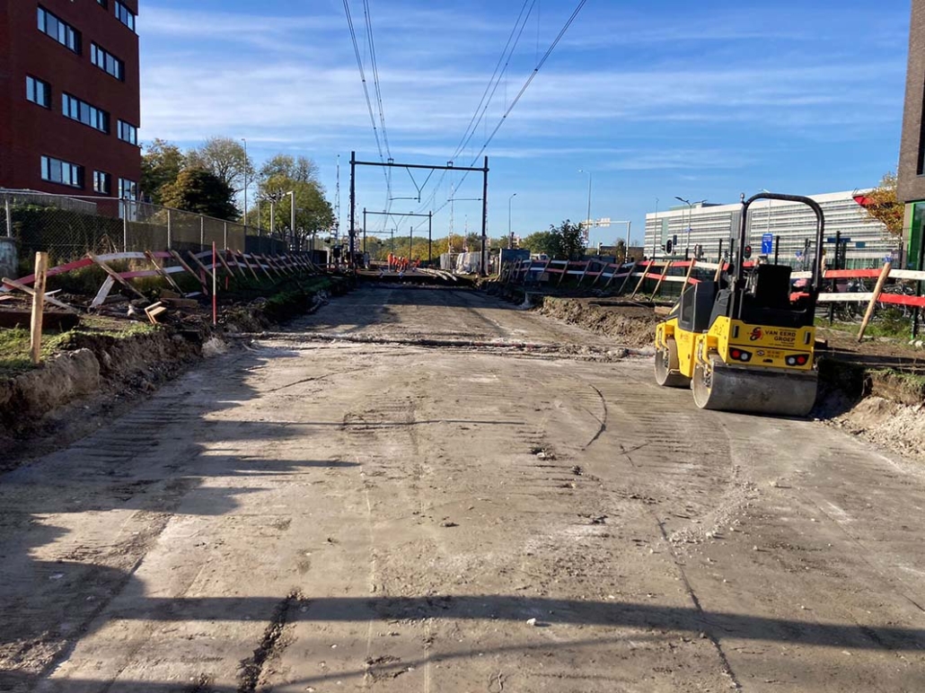 Grondverbetering spoorbaan Sauwerd en Baflo met ProSoil